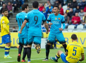 Las Palmas Barcellona Liga Neymar Suarez Messi