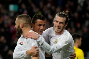 Bale Benzema Cristiano Real Madrid-Siviglia 4-0