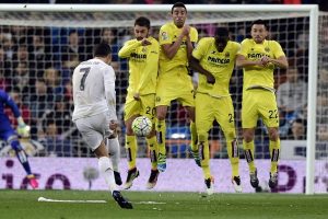 Cristiano Ronaldo punizione Villarreal