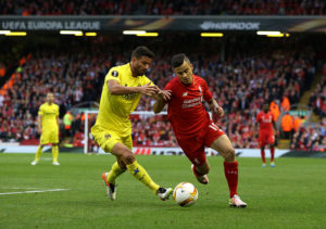 Liverpool Villarreal Musacchio Coutinho