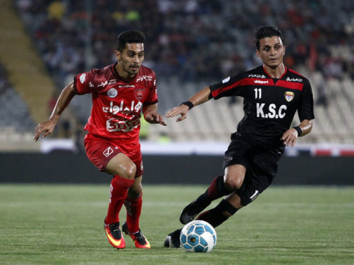 Saeid Aghaei of Sepahan during the Persian Gulf Pro League match