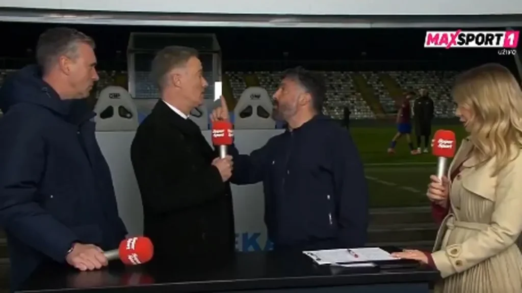 Il solito Gattuso, ecco il video dell’indecoroso litigio in diretta con un commentatore croato faccia a faccia