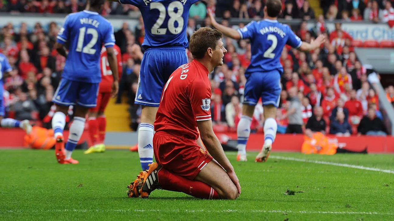 Gerrard contro il Chelsea