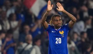 L'attaccante del PSG Bradley Barcola